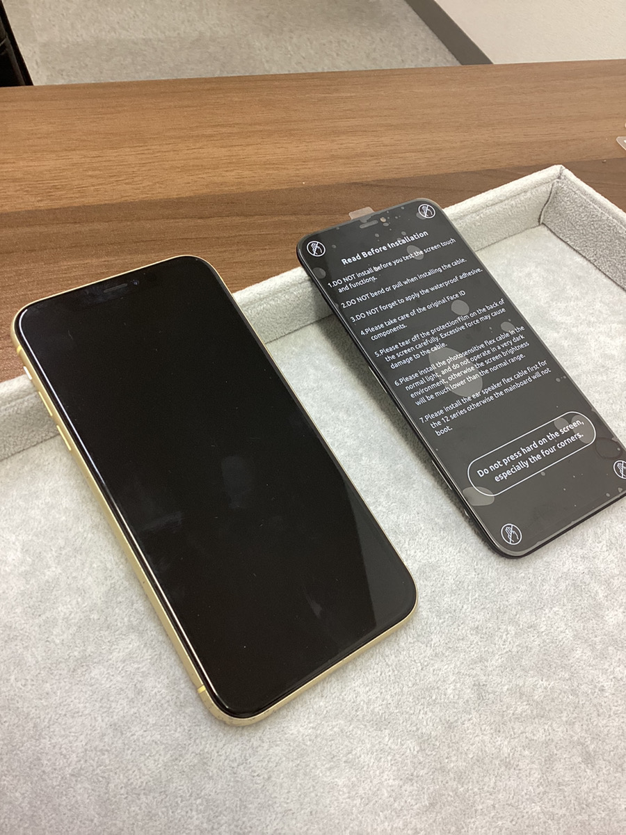 iPhoneXRの液晶交換を行いました！